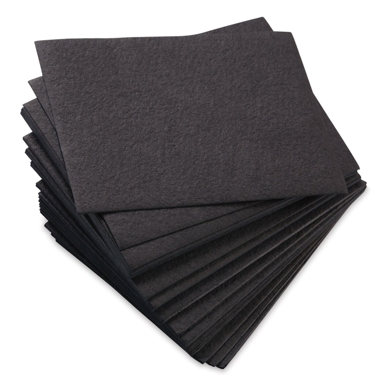 Shizen Black Watercolor Paper - 5" x 7", Cold Press/Rough, 50 Sheet Pkg